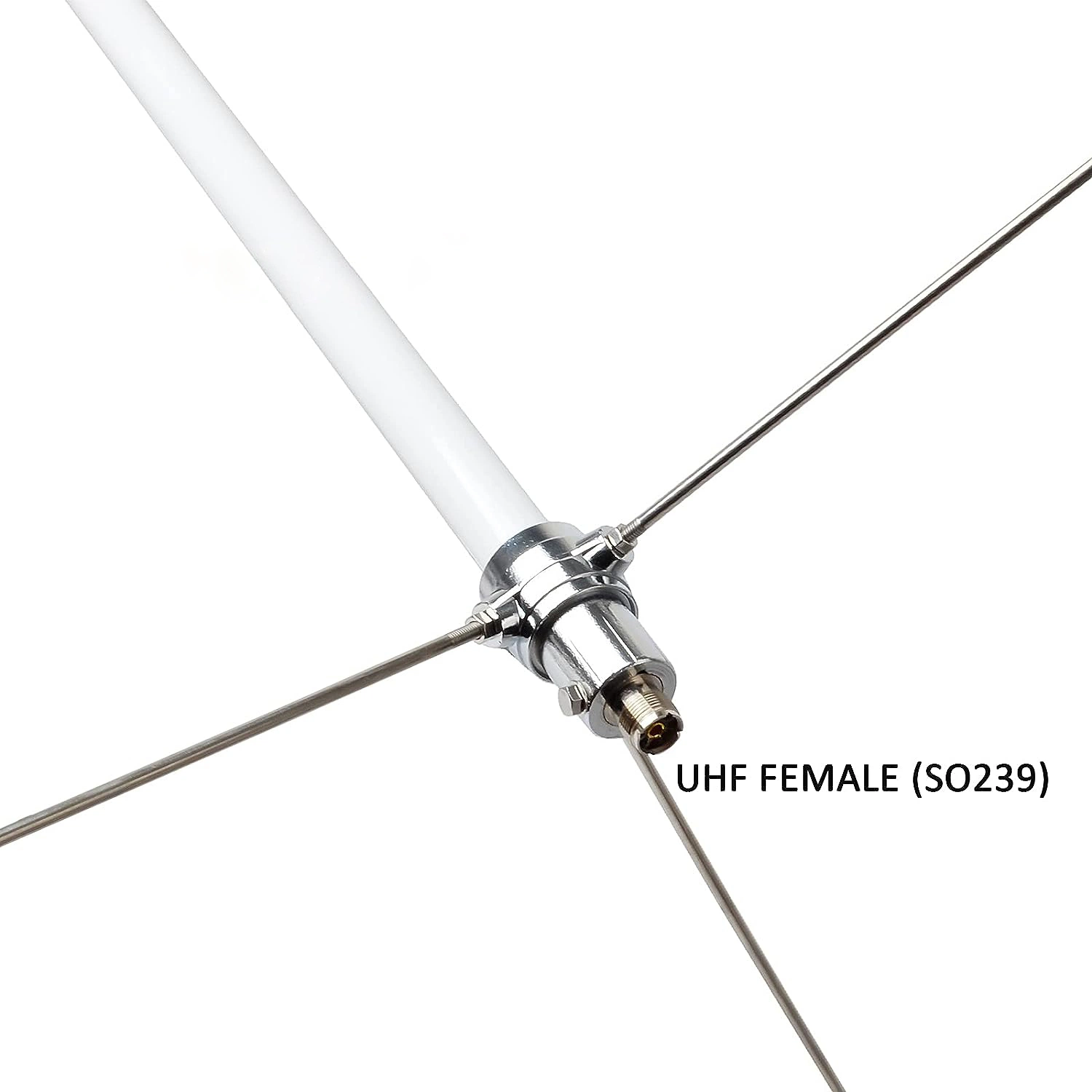 Dual Band Base Station 5.5/8.5dBi Outdoor Fiberglass Antenna with UHF-Female (SO239) Connector