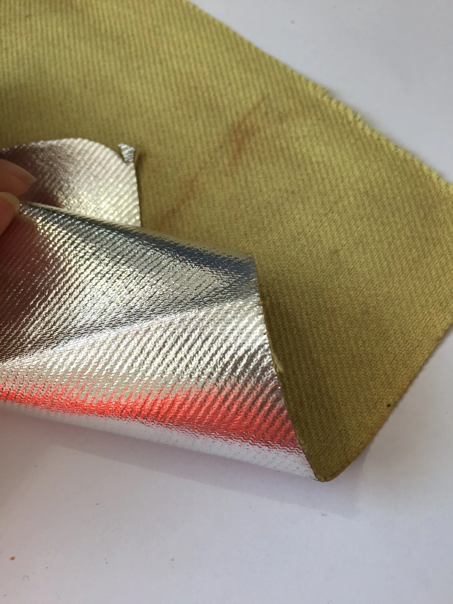 Abrasion Resistant High Temperature Heat Resistant Aluminum Laminated Aramid Fiber Cloth