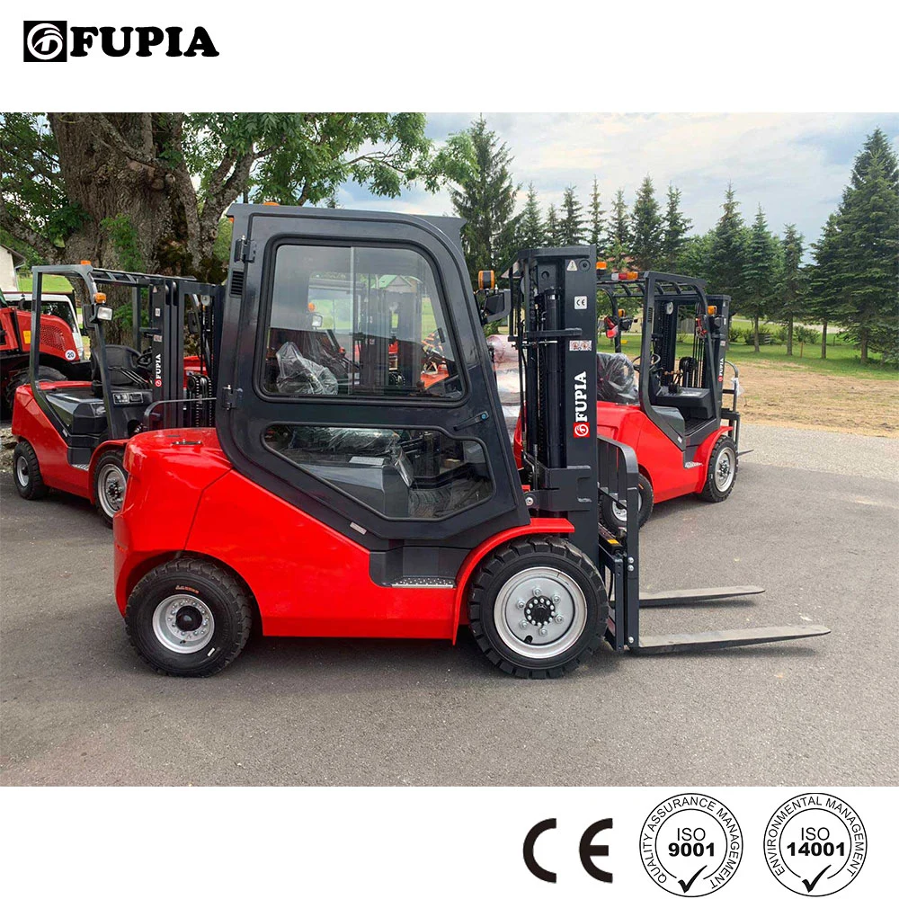 CE Approved Diesel Forklift 1.5ton 3 Ton 5 Ton Forklift Truck with Side Shift Container Mast