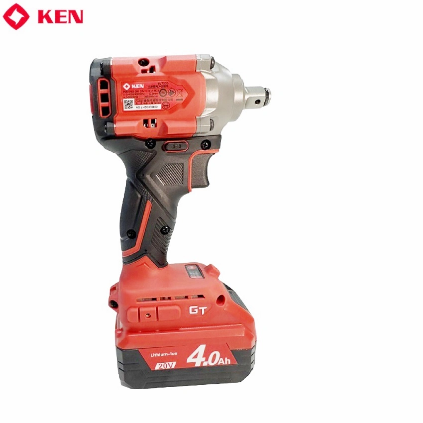 Cordless Impact Wrench Bl7520-40b, 20V/4.0ah Batteries 380n. M