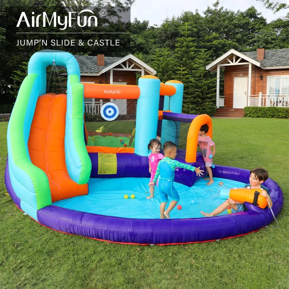 Castillo Inflable saltando para Niños Jardín Infantil