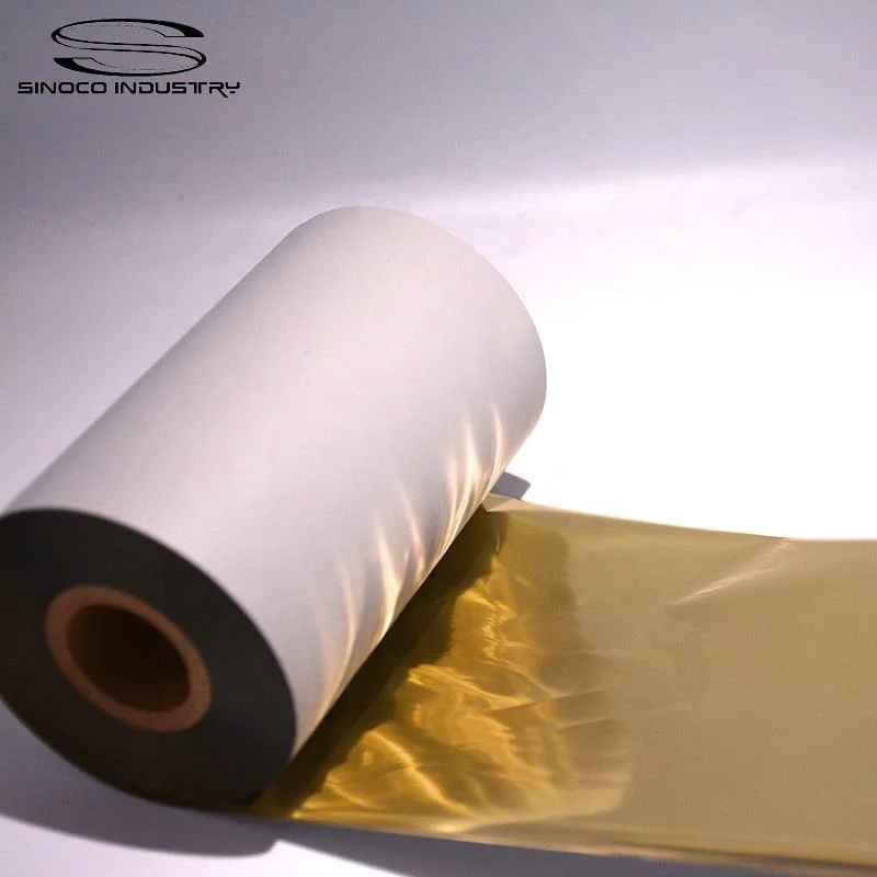 Metallic Color Thermal Transfer Ribbon Gold Shiny Metallic Gold