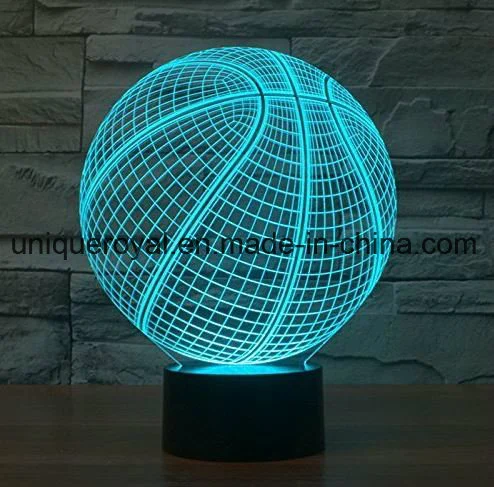 3D Desk Lamp Basketball Night Light LED Lighting