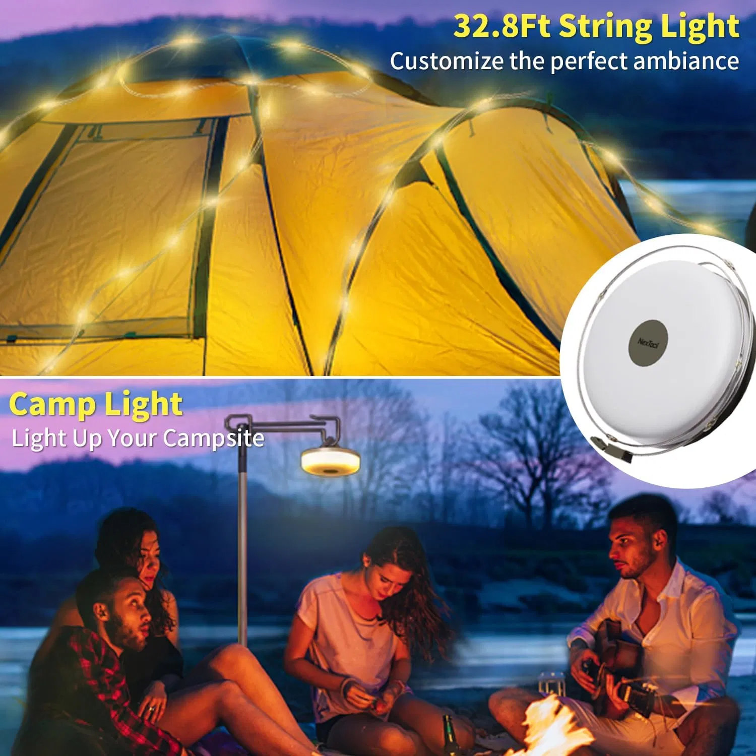 Nextool Tent Decoration String Light LED Camping Lantern Camping Light