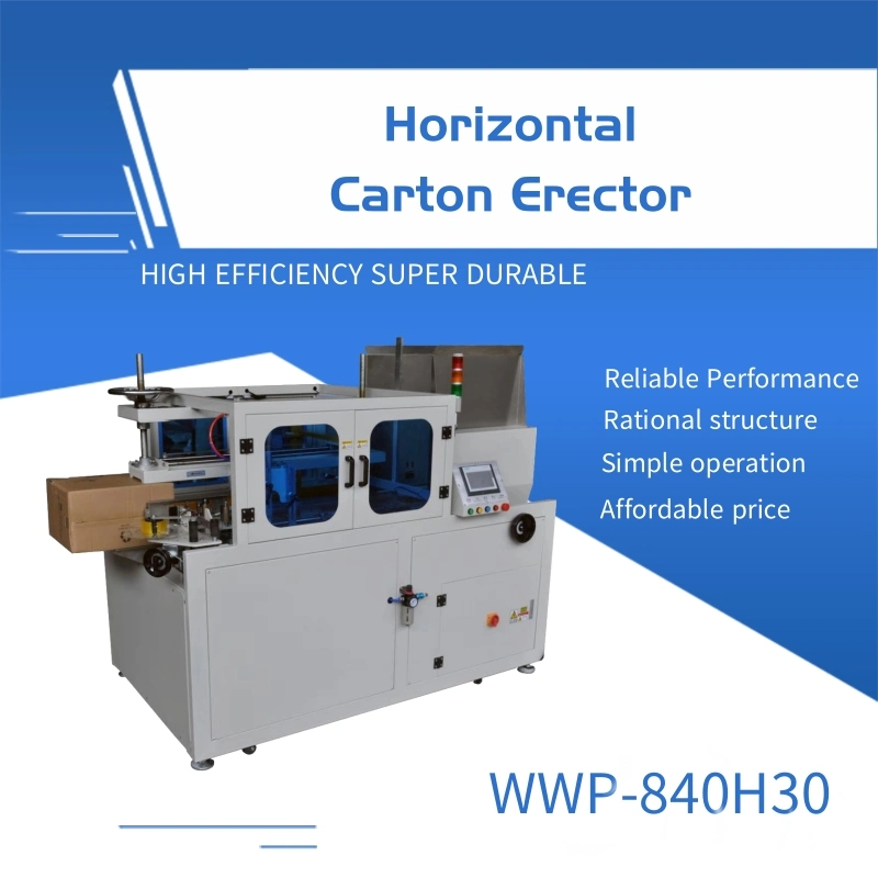 Horizontal Carton Case Erector Carton Box Forming Machine Carton Folding and Bottom Sealing Packing Machine