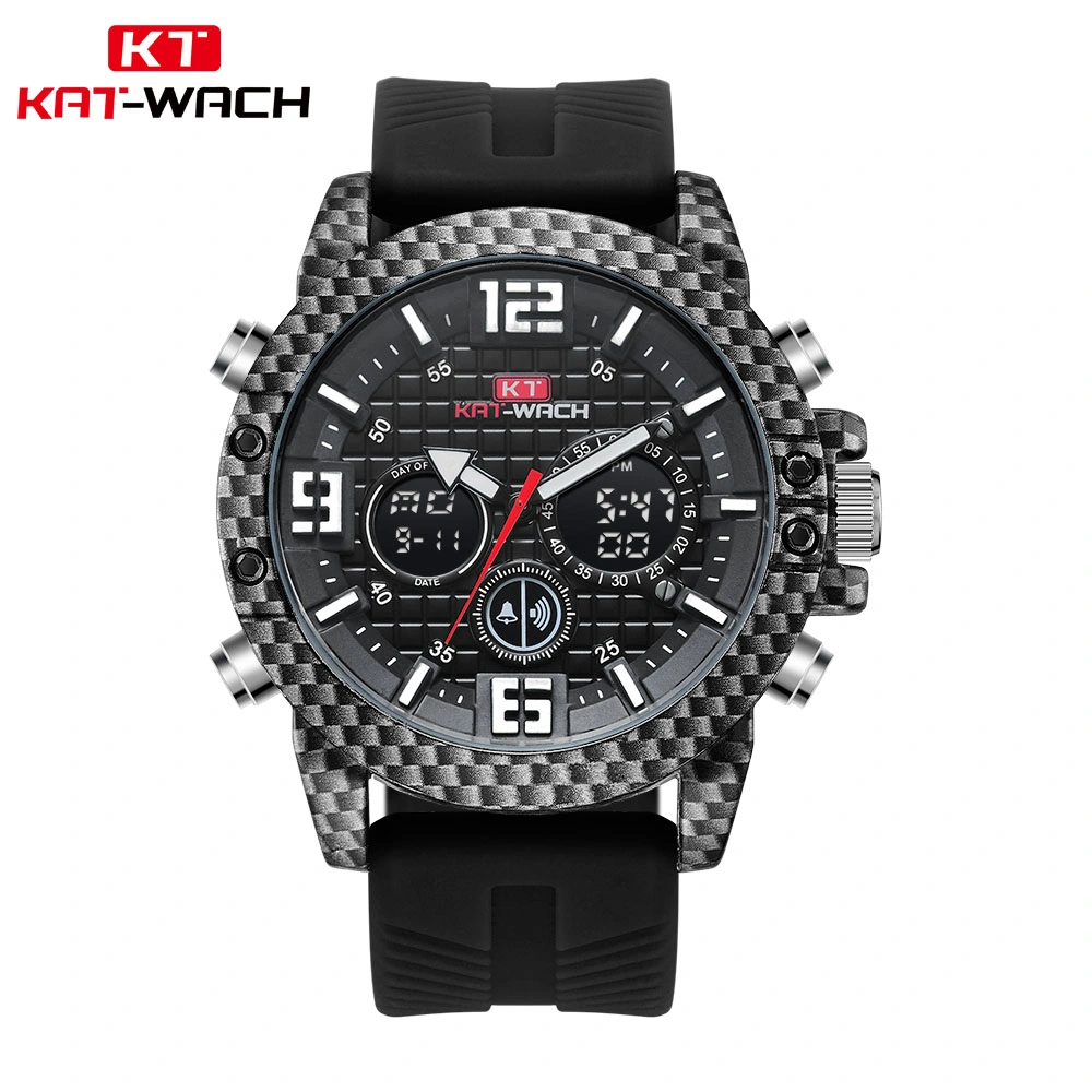 Reloj hombre reloj de cuarzo Didital nuevo logo Watch reloj de plástico de la calidad de fabricación