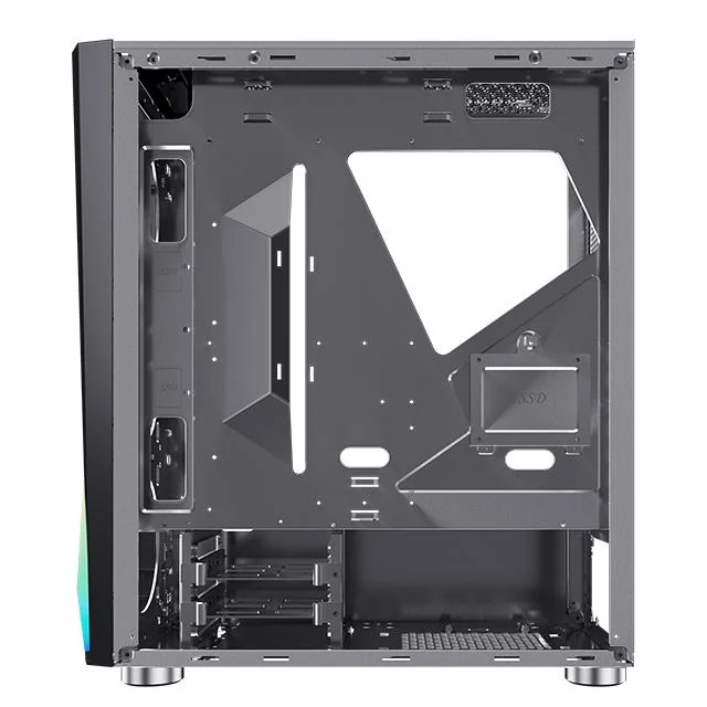 Hot Sale ATX Gaming Computer PC Case with RGB Light Strip D07