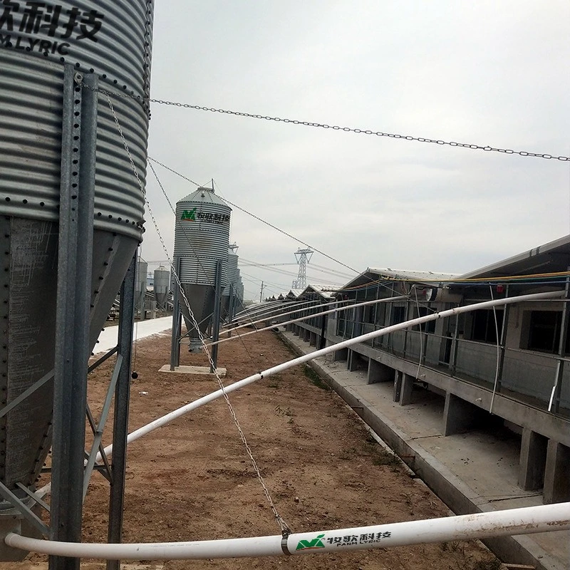 Caixa de aço galvanizado espessado para sistema de alimentação automática de gado