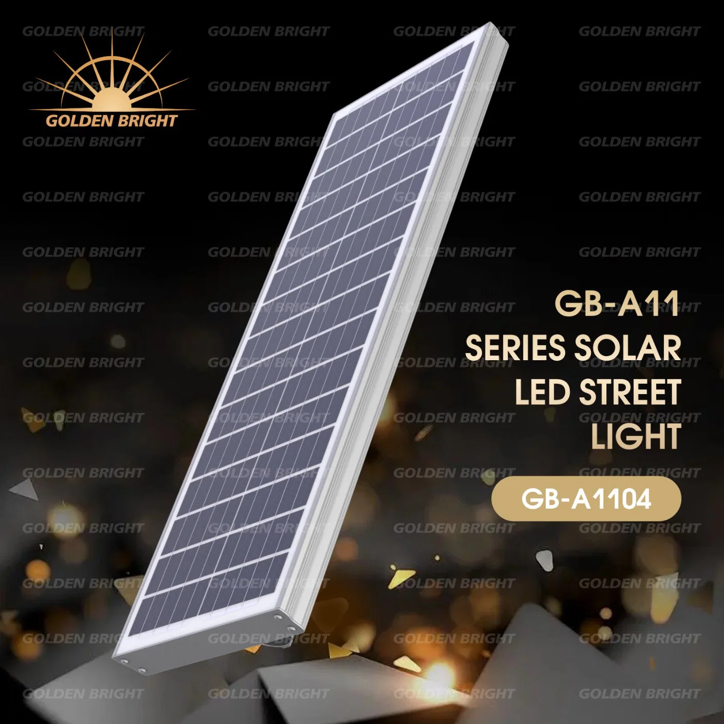 Оптовая 50 Вт Все в одном LED Solar Park Lawn Street Экономия энергии при легком освещении