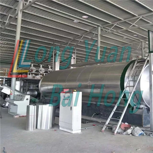 Rubber Processing Machine Waste Tire Incinerator to Oil 25t Continuous Pyrolysis Plant