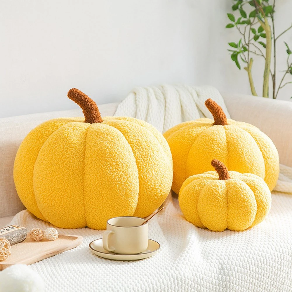 Creative Colorful Pumpkin Plush Pillow Christmas Pumpkin Pillow