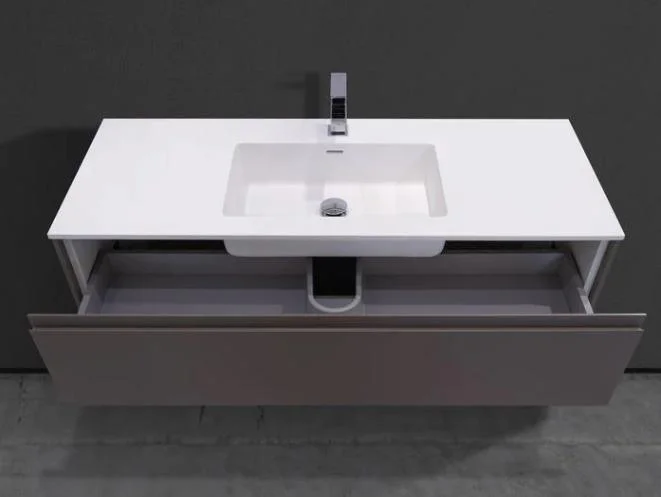 Wall-Mounted Soft-Close Bathroom Modern Vanities Customized Manufacture High quality/High cost performance  Bathroom Furniture