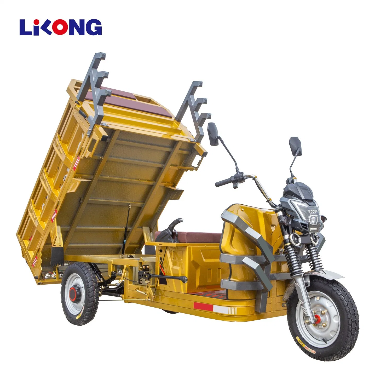 3 rueda de bicicleta eléctrica China utiliza la carga de tres ruedas Scooter con cabina para 750kg de carga