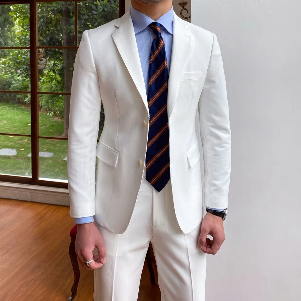 Fato para homem Coat Pant Business Suits Tuxedo Wedding Suit para homem