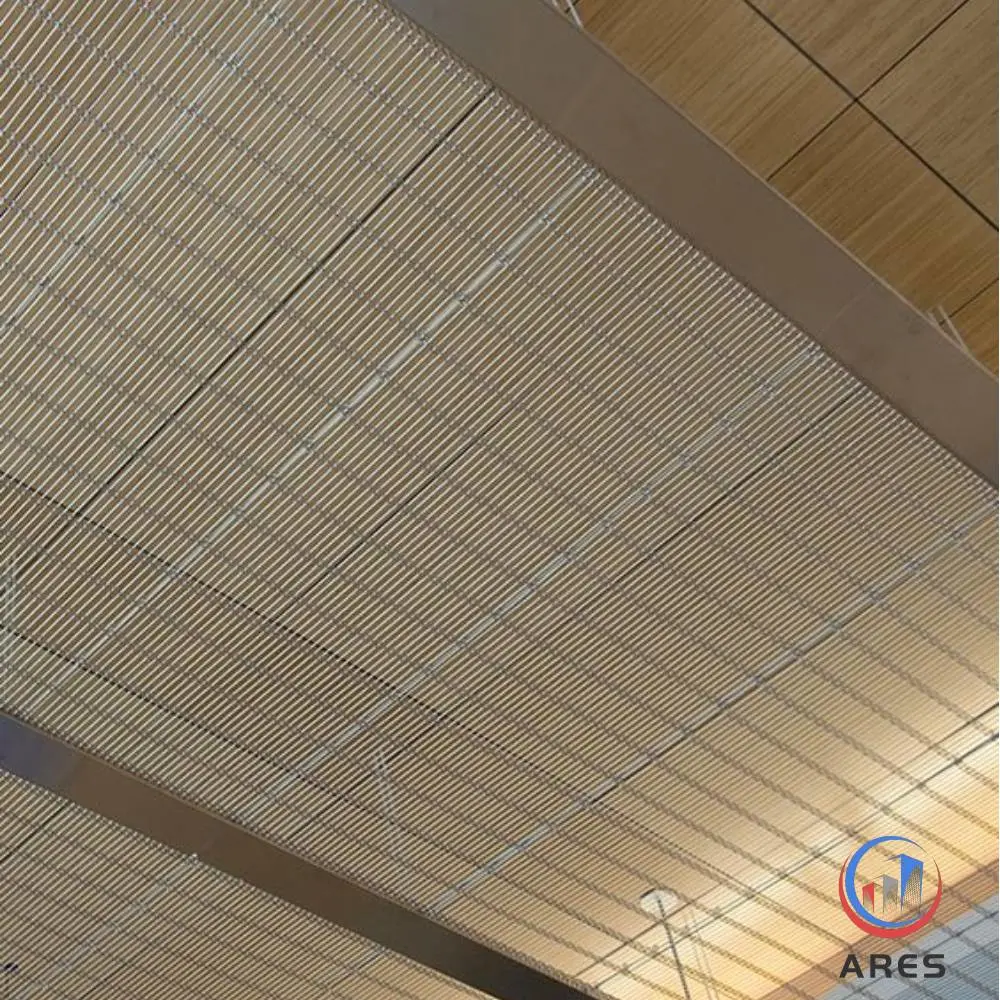 High quality/High cost performance  Metal Mesh Wowen Wire Grille for Wall Covering and Suspended Ceiling with Competitive Price