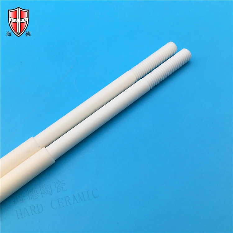 High Polished 99 Alumina Ceramic Screws with Thread Cap Cover Manufacturer