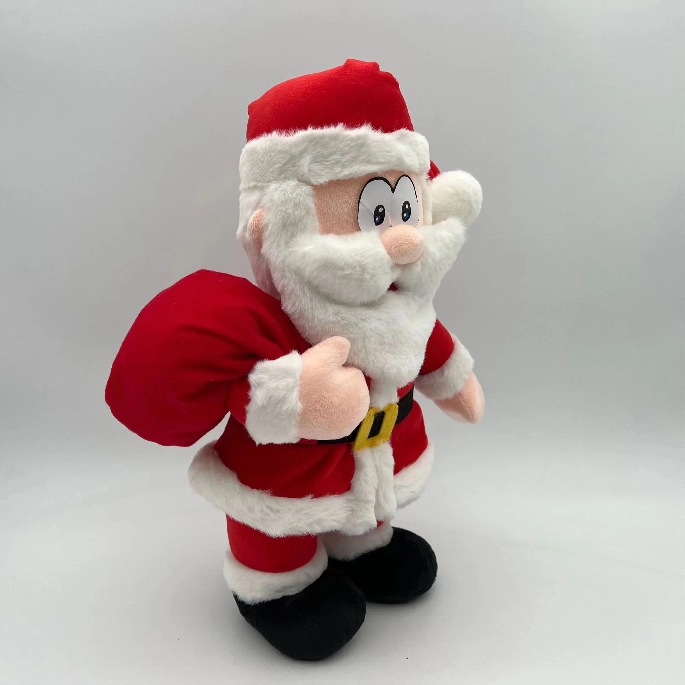 Les fabricants OEM des jouets en peluche de Santa Claus/ Jouets en peluche pour le jour de Noël/ assis Santa Claus jouets en peluche/ Soft Santa Noël Cadeau de Noël/ Jouets en peluche