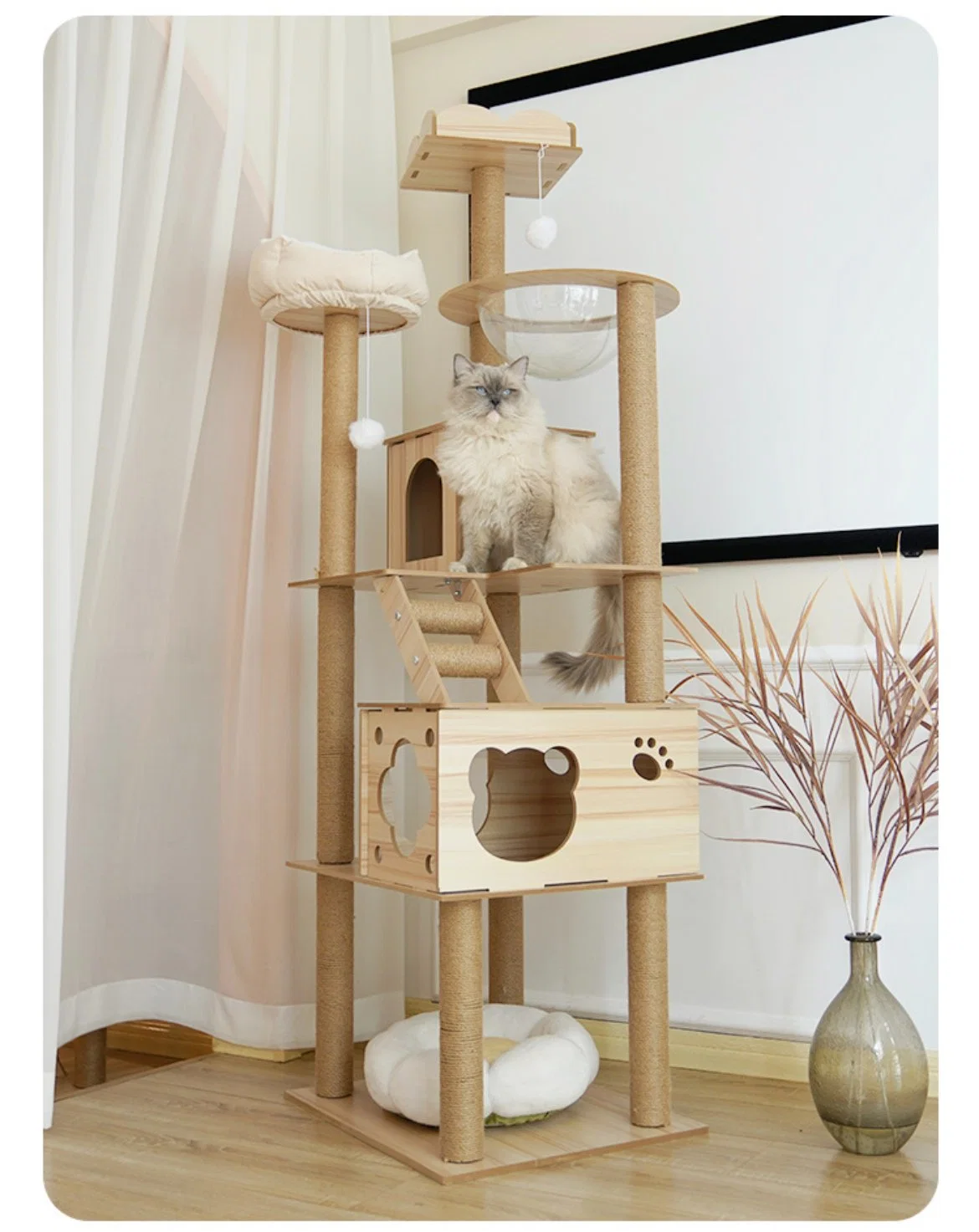 Estructura de escalada de gato, plataforma de salto de gato, juguetes para mascotas