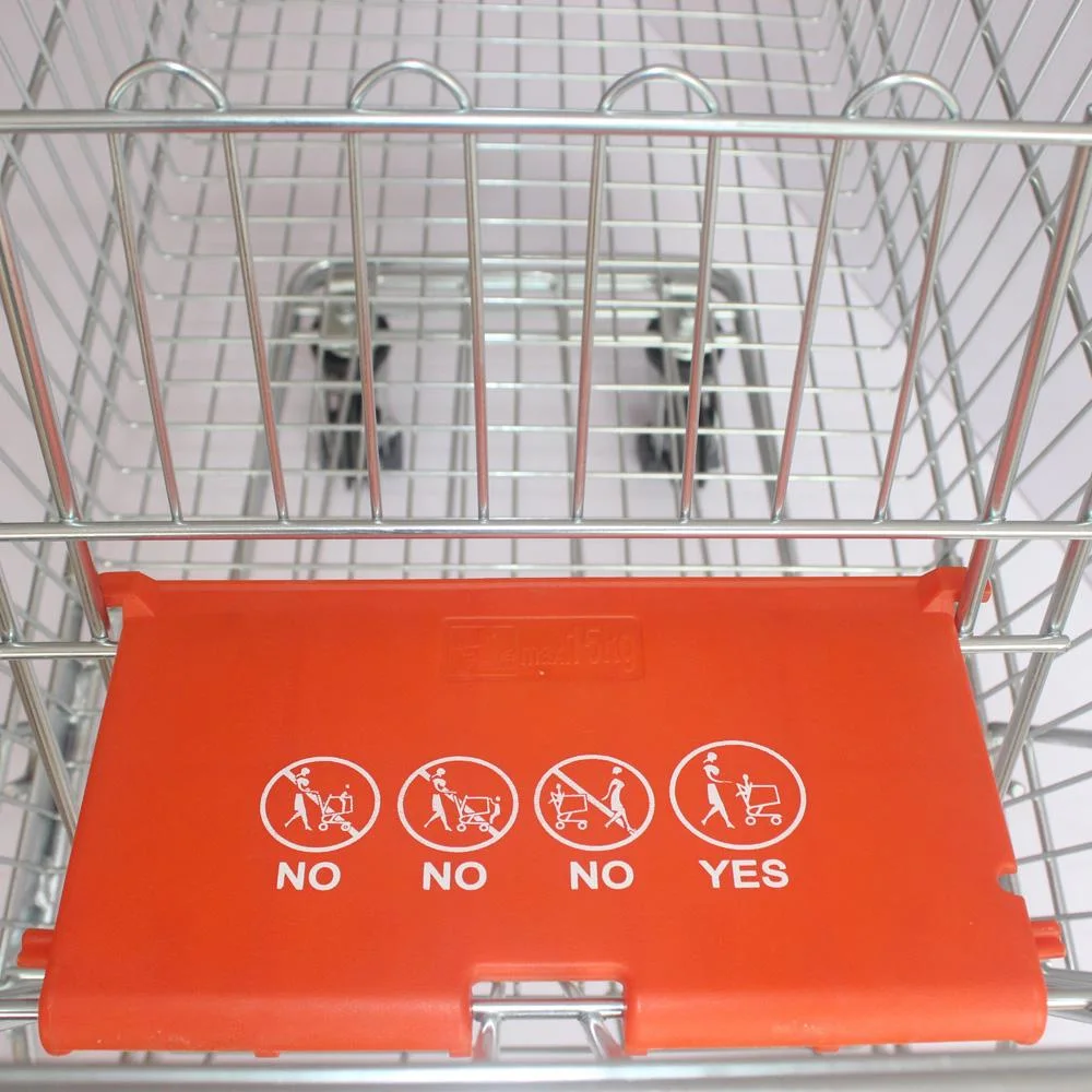 125L Extra Capacity Metal Aisan Design Shopping Cart (JS-TAS04)