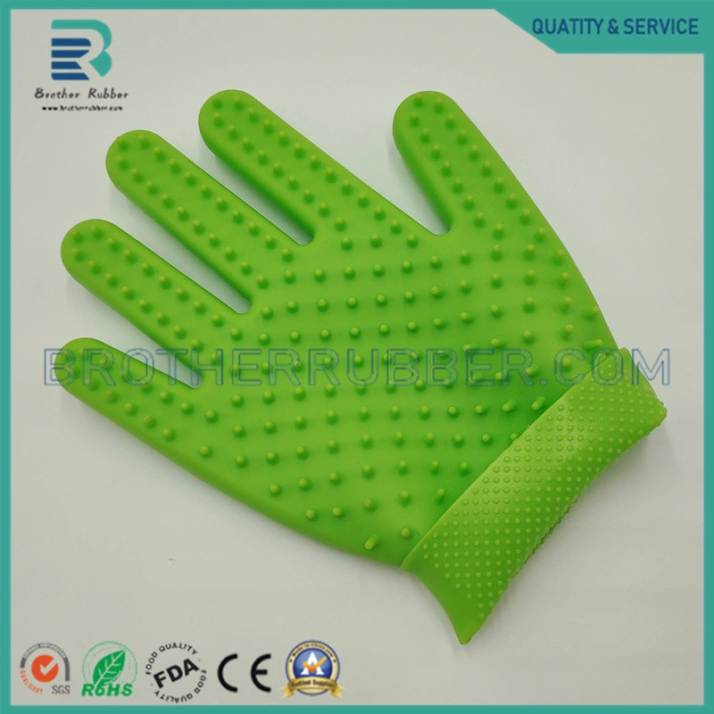 New Silicone Dog Cleaning Massage Gloves, Hair Removal, Beauty and Hand Brush