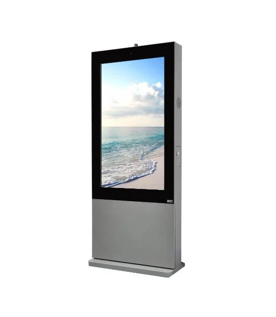 43 Zoll (21,5 Zoll~98 Zoll optional) Outdoor Kiosk mit interaktivem Bildschirm für Werbung