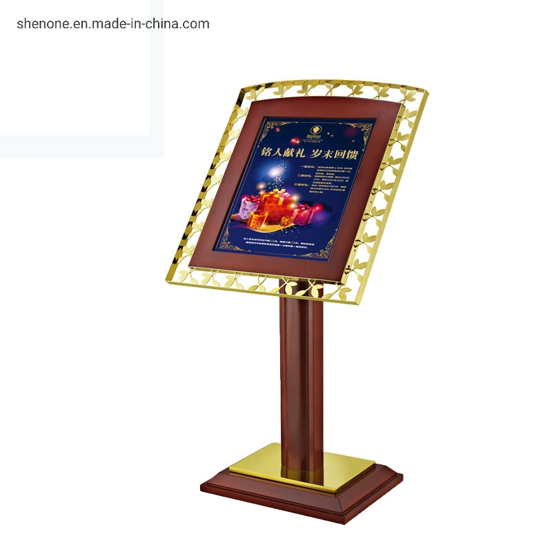 Shenone Wholesale/Supplier Hotel Lobby Information Display Hotel Indicator Acrylic Sign Stand