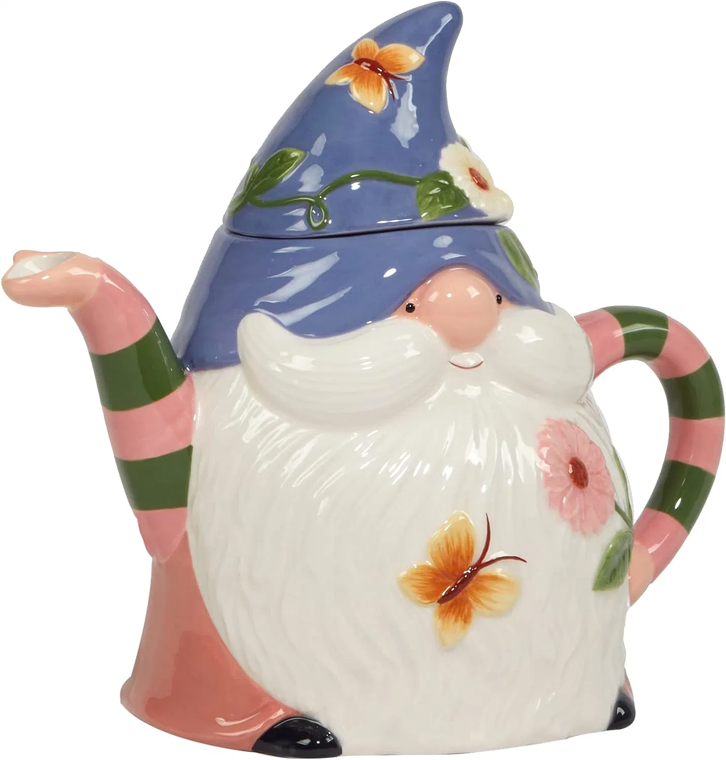 Novedad Ceramic Gnome Teapot Navidad Novedad Regalo