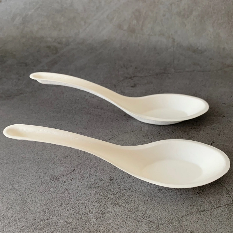 Made From Renewable Materials Factory Direct Sale Bagasse Molded Paper Pulp Biodegradable Disposable Kitchen Cutlery