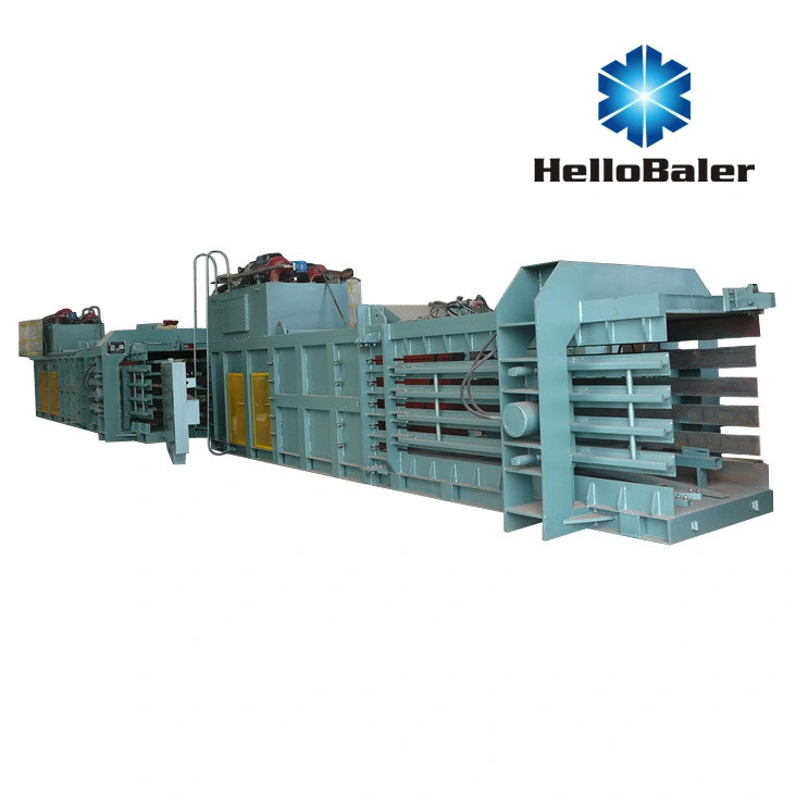 High Efficiency Hydraulic Horizontal Waste Paper Baler in Machiery