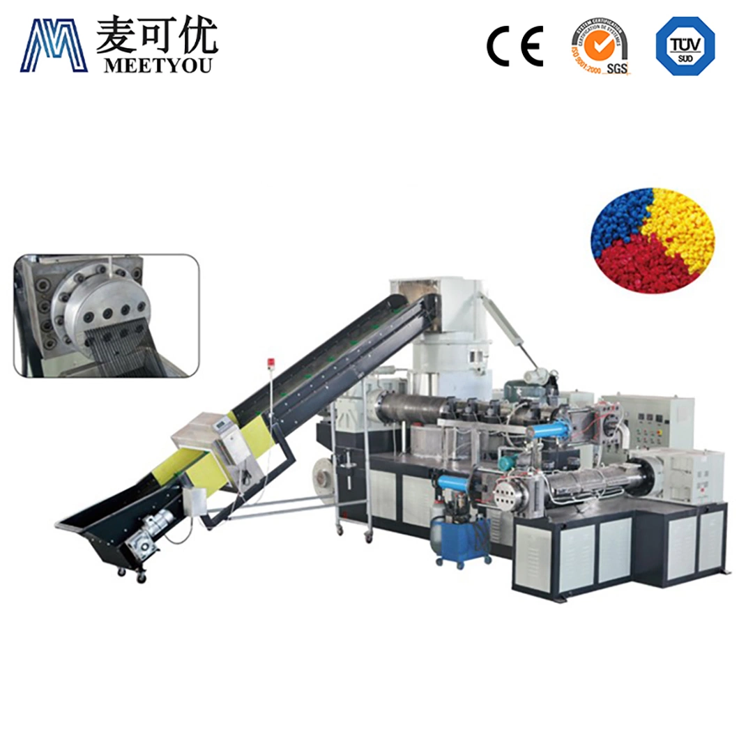 La Maquinaria China Pelletizer Meetyou película plástica multifuncional ACS-H800/120 gránulos de plástico de la línea de reciclaje de PVC plástico/máquina de peletización Granulator