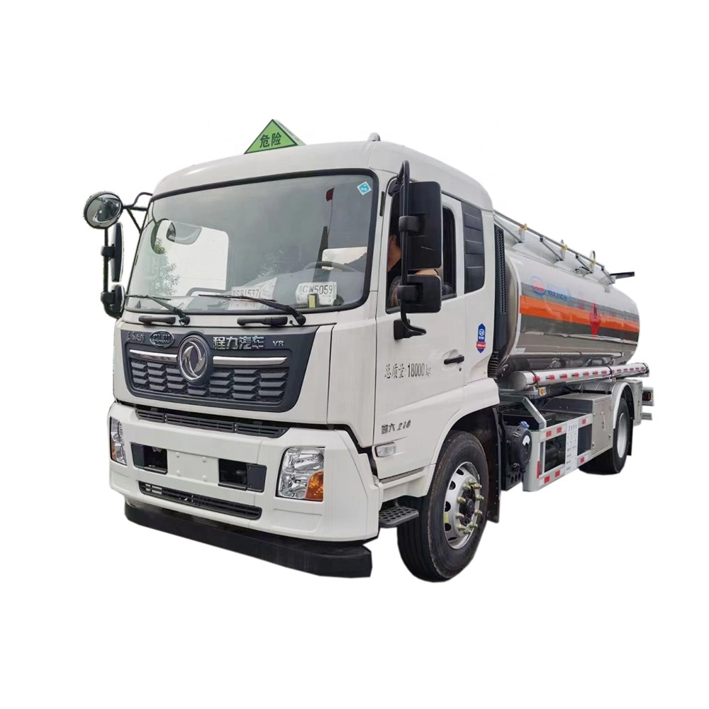 Dongfeng 4X2 6 Wheels 15cbm 15000 Liters Aluminum Alloy Fuel Truck for Sale