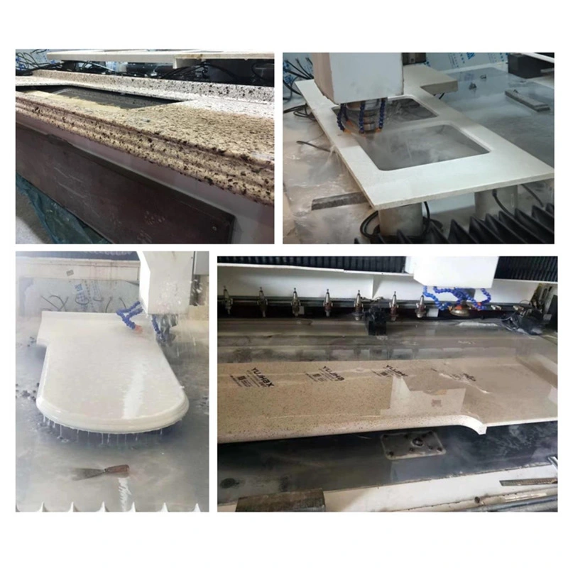 CNC Stone Processing Machine Slab Marble Granite Countertop Machine Can Change The Tools Automatically