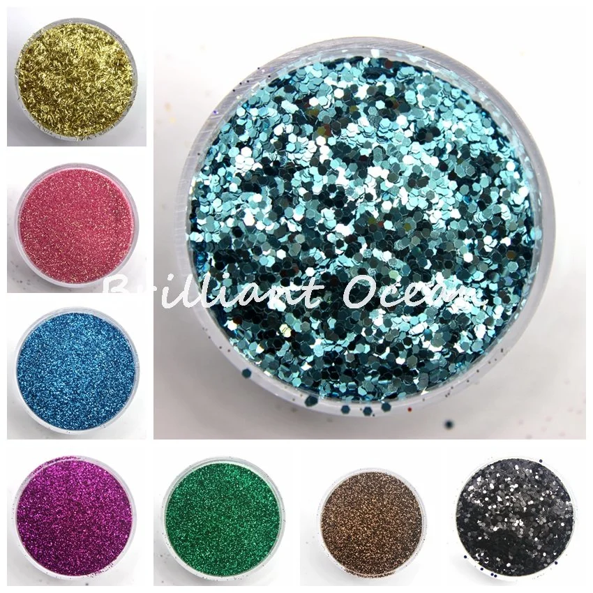 Colored Series Pet Glitter Pigment Powder for Party Decoration