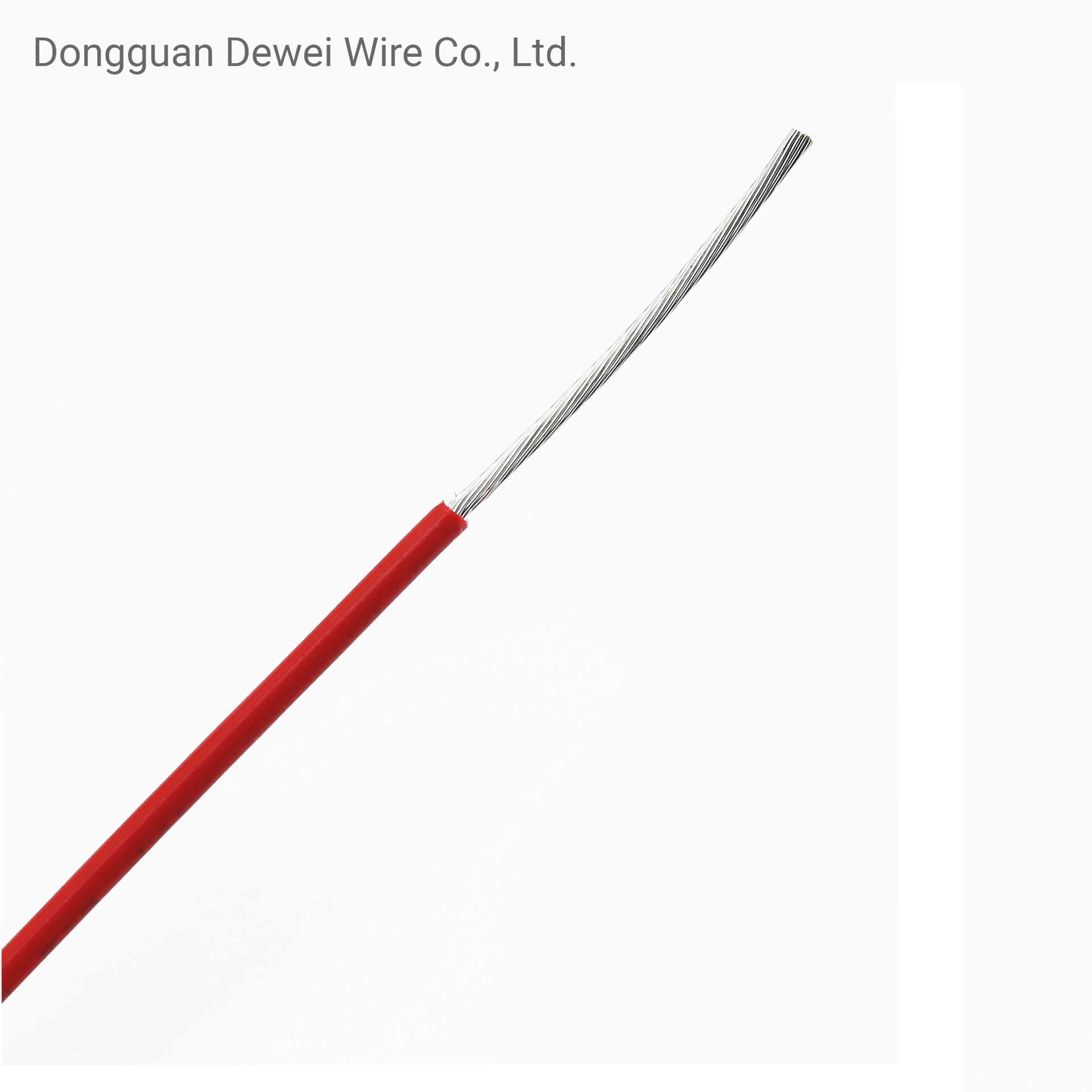 Fil en fluoroplastique PFA spécification de câble PTFE 36 AWG UL10503