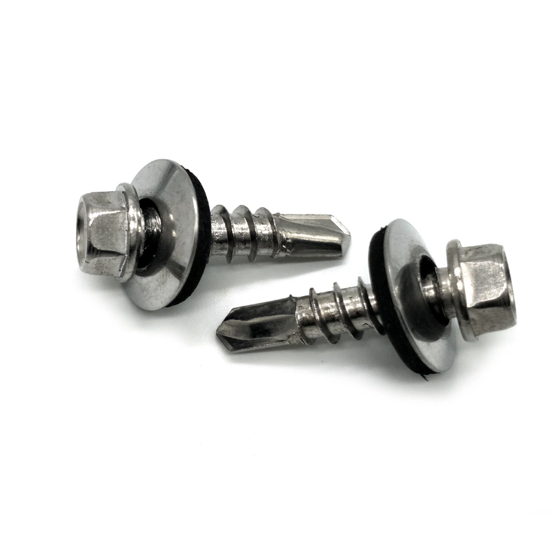 Made in China Color Zinc Plated Hex Washer Head Self Drilling Screws Drywall Screw