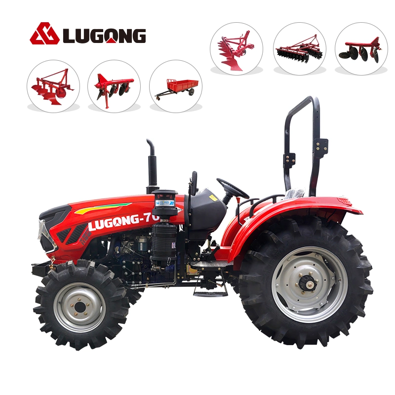 Lugong Lawn Tractor 4WD Mini Tractors Lt704-1 From China with CE