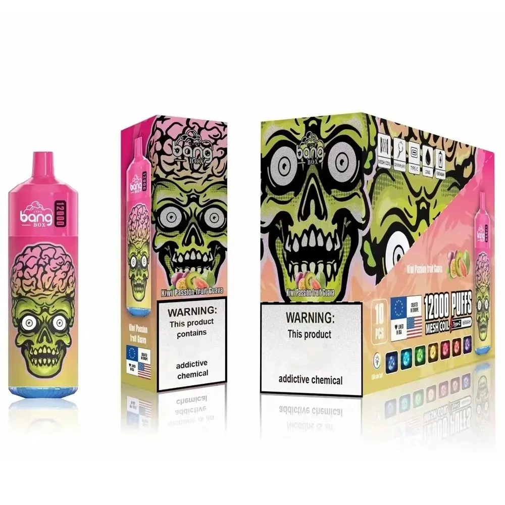 Precio al por mayor VAPE desechable Caja Bang King 12000 Puffs electrónico Cigarrillo 16 ml VAPE vaporizador E-Liquid