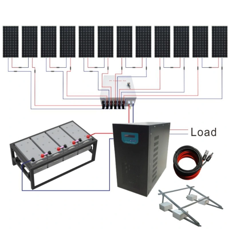 Concluir o backup de bateria 5KW 12V e 5V motor Grid Energia solar para casas