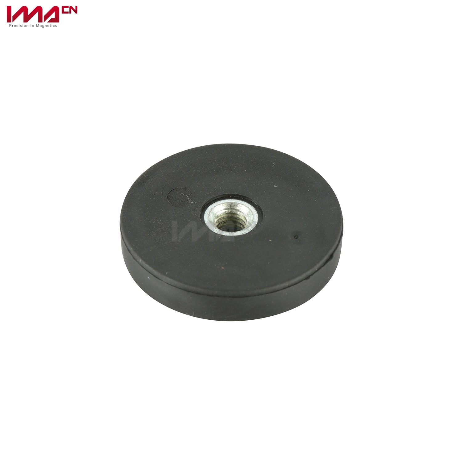 D22/D31/D43/D66/D88 Customized Strong Force Rubber Coated Pot Magnets for Car LED Holding Base