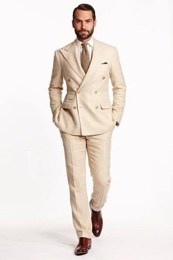 2023 The Newest Suit Men&prime; S Three Piece Suit Korean Casual Plaid Suit Best Man Banquet Wedding Dress