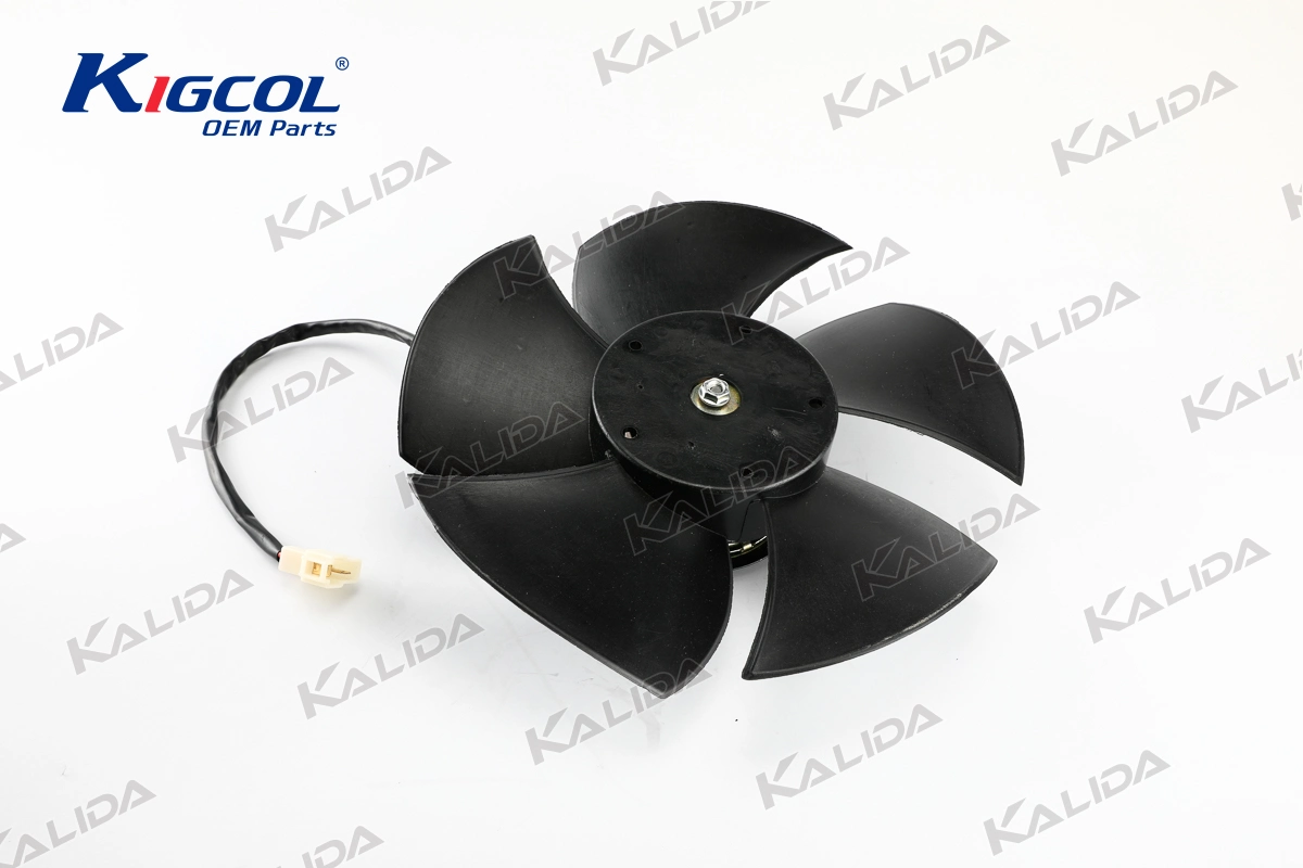 Engine Coolant Radiator Fan Motor with 5-Blade Fan 45W for Cargo Tricycle Kigcol OEM High quality/High cost performance  Body Parts Fit Lifan/Zongshen/Italika