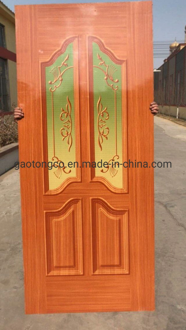 Fiberglass Plywood Skin/Melamine HDF/Okoume Plywood Door Skin