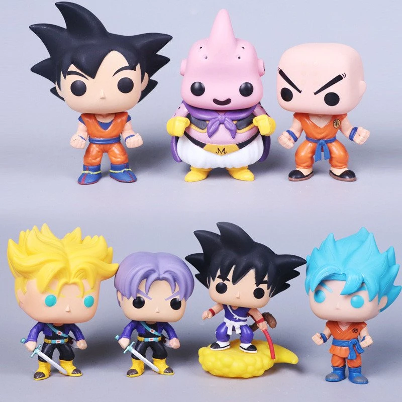 2022 Dragon Japan Ball Toy Son Goku Action Figure Anime Super Vegeta Model Doll PVC Collection Toys for Children Christmas Gifts