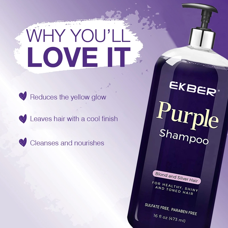 Purple Shampoo and Conditioner Anti Dandruff Products Hair Treatment Purple Grape Shampoo Hair Conditioner