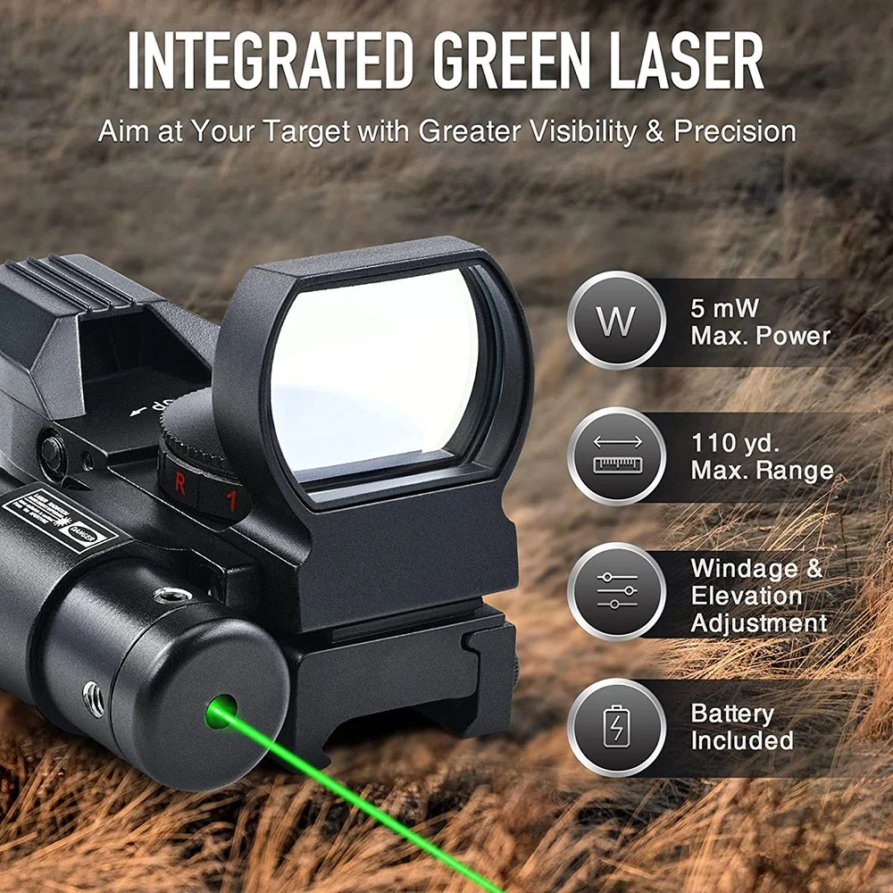 1X22X33 Red Green DOT Sight Reflex Sight mit Laser