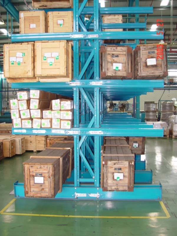 Warehouse Storage Metal Pipe Rack Steel Cantilever Racking