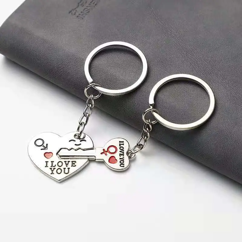 Custom High quality/High cost performance Metal Keychain Factory Supply Valentines Day Gifts