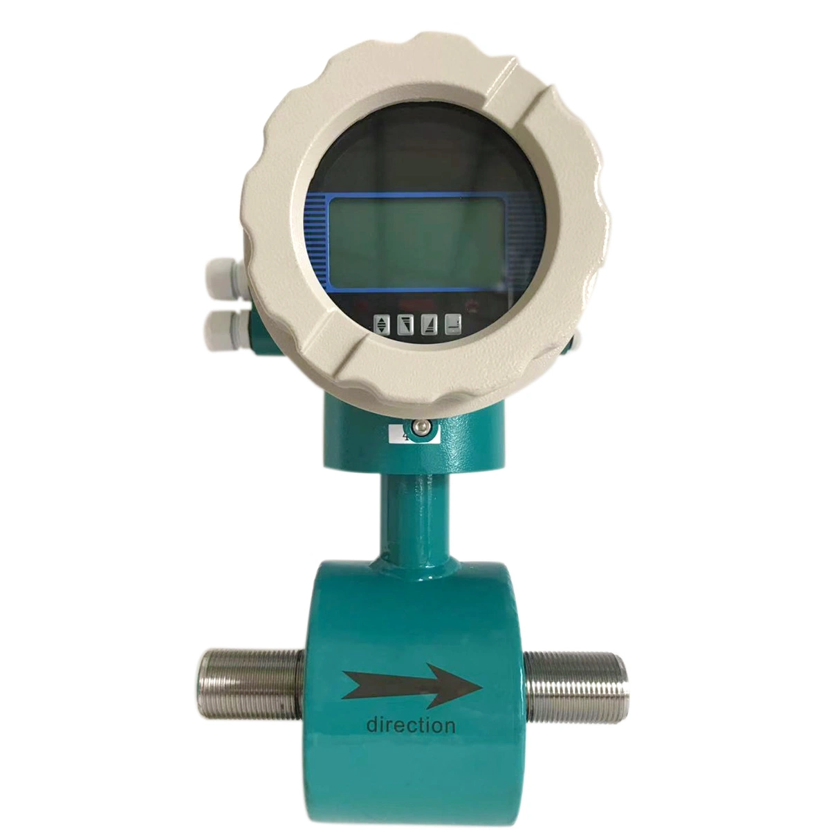 Digital Water Flowmeter Electromagnetic Flowmeter with PFA Liner Electromagnetic Flow Meter 10"