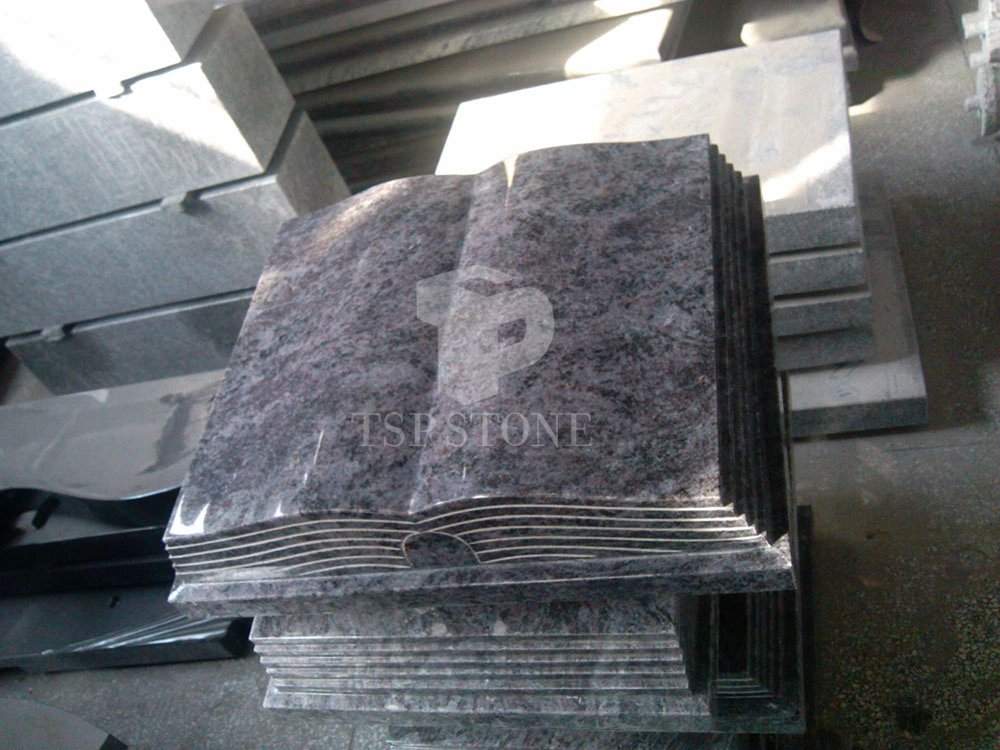 Black Granite Tombstone for Europe Styles