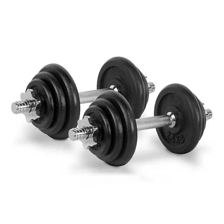 Strength Fitness Black Adjustable Dumbbell Free Weights for Crossfit